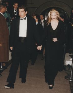 John Kennedy Jr and wife, Caroline. NY.jpg